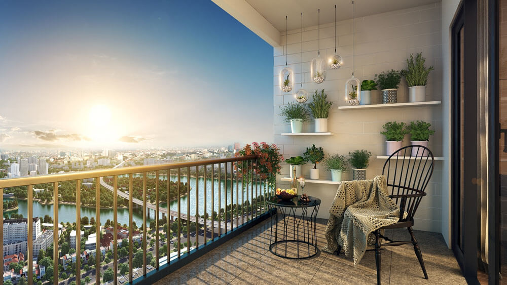 Các lưu ý khi trang trí ban công chung cư